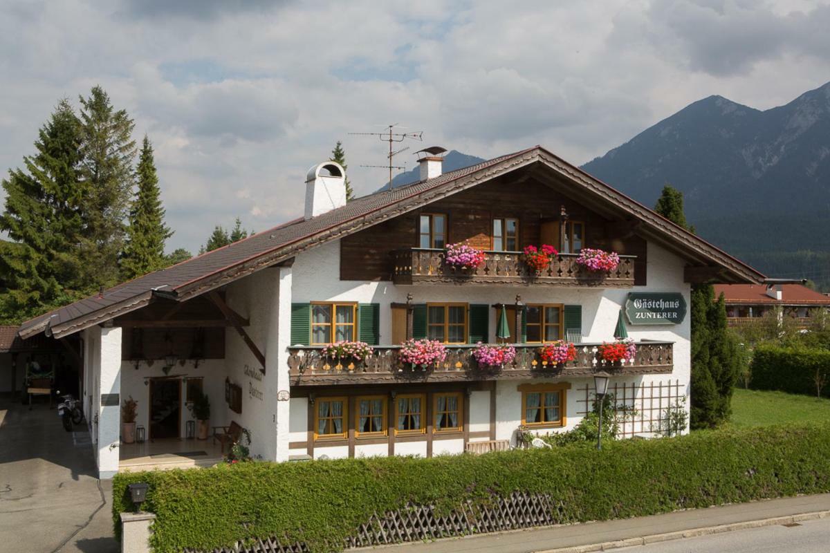 Gaestehaus Zunterer Wallgau Exterior foto